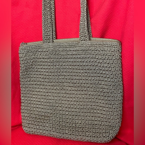 The Sak Handbags - 👜 The Sak Crochet Shoulder Bag in a Tan/Beige Color. 👜